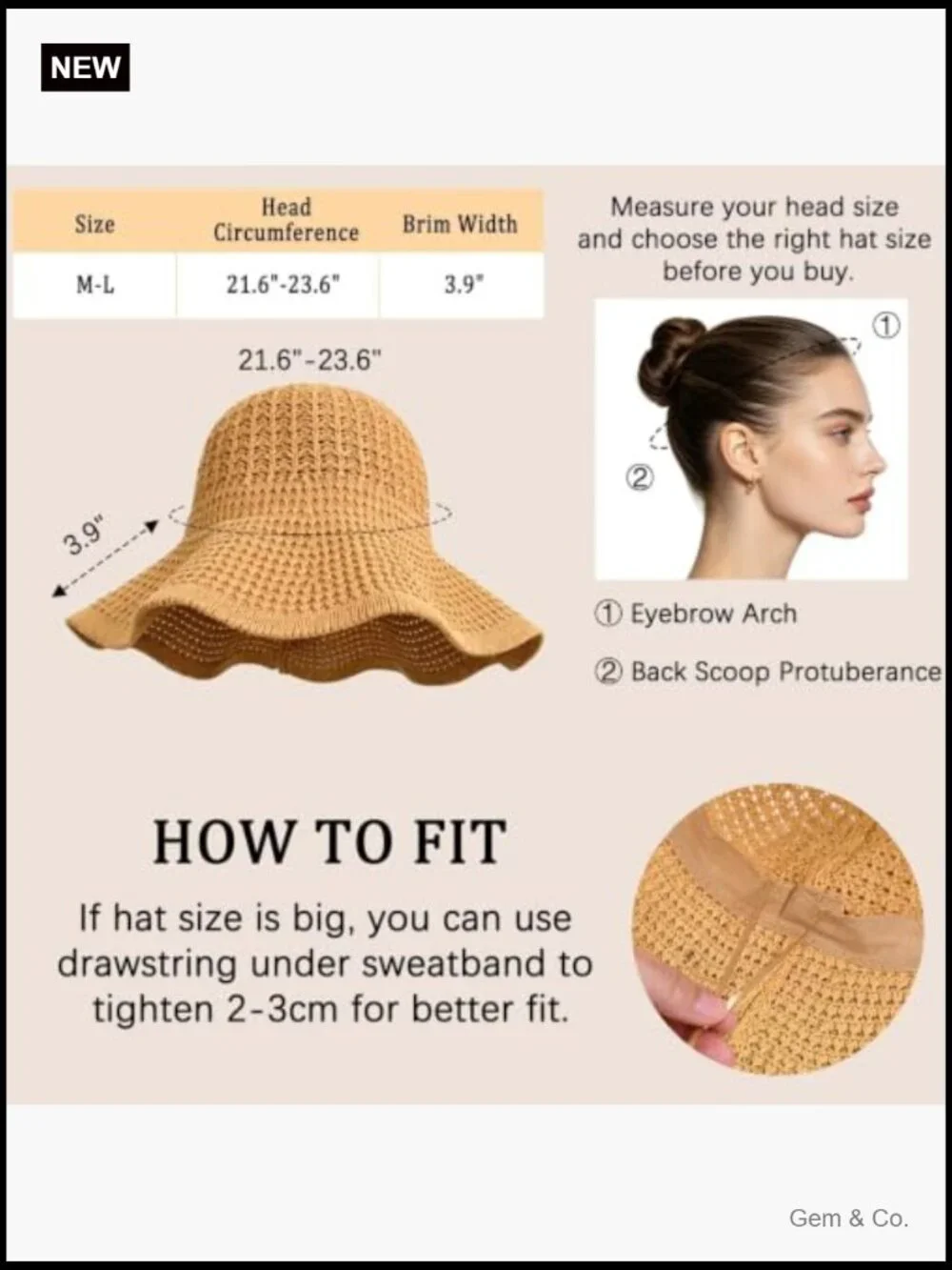 Straw Bucket Sun Hat UV Protection Foldable Packable Travel Beach